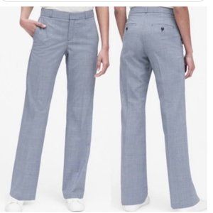 NWT Womens Size 14 14x33 Banana Republic Blue Logan Trouser Dress Pants